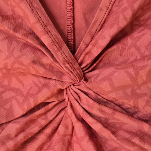 Patagonia Twist-Front Sleeveless Top, Large, Coral Orange - Picture 3 of 5